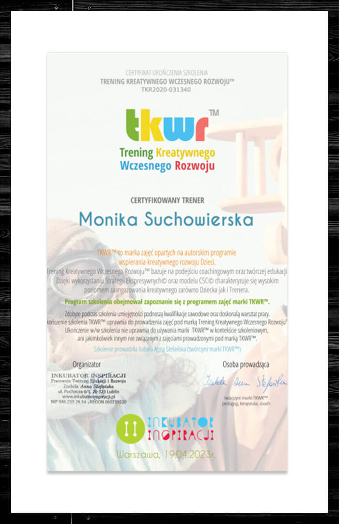 certyfikat